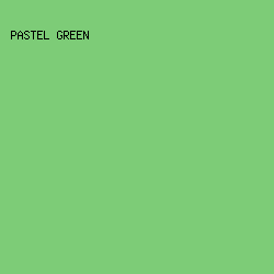 7DCC77 - Pastel Green color image preview