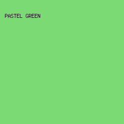 7bda74 - Pastel Green color image preview