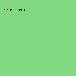 80d87f - Pastel Green color image preview