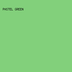 82D07B - Pastel Green color image preview