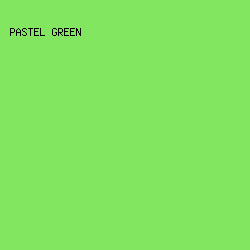 82e660 - Pastel Green color image preview