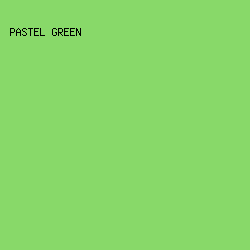 88D969 - Pastel Green color image preview