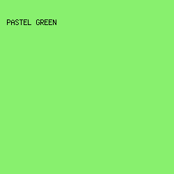 88f06e - Pastel Green color image preview