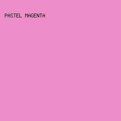 ED8ECA - Pastel Magenta color image preview