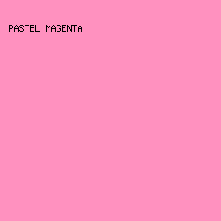 FF91BF - Pastel Magenta color image preview