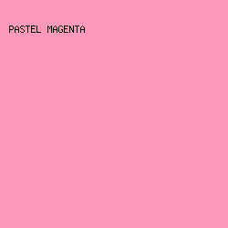 ff99bb - Pastel Magenta color image preview