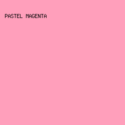 ff9fbb - Pastel Magenta color image preview