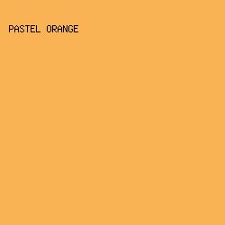 F9B354 - Pastel Orange color image preview