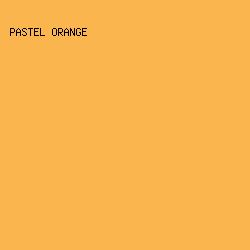 FBB54F - Pastel Orange color image preview