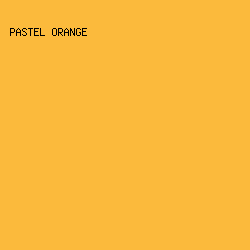 FBBA3C - Pastel Orange color image preview