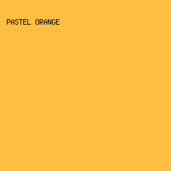 FEBF40 - Pastel Orange color image preview