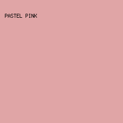 E0A5A6 - Pastel Pink color image preview