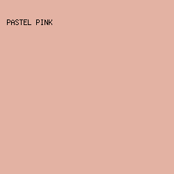 E3B2A3 - Pastel Pink color image preview