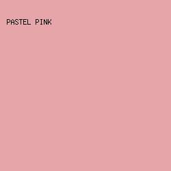 E6A5A9 - Pastel Pink color image preview