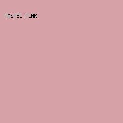 d6a2a8 - Pastel Pink color image preview