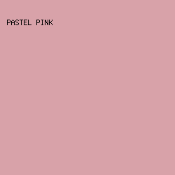 d8a2a9 - Pastel Pink color image preview