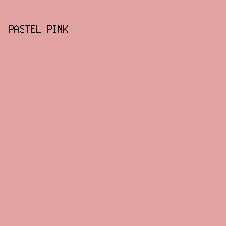 e0a3a2 - Pastel Pink color image preview