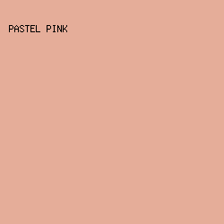 e5ad99 - Pastel Pink color image preview