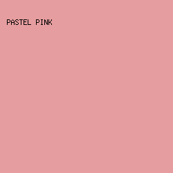 e69d9f - Pastel Pink color image preview