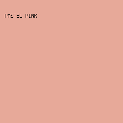 e7a999 - Pastel Pink color image preview