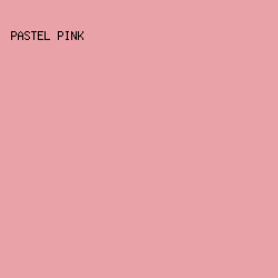 e9a2a7 - Pastel Pink color image preview