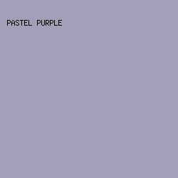 A49FB9 - Pastel Purple color image preview