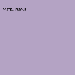 B4A3C4 - Pastel Purple color image preview