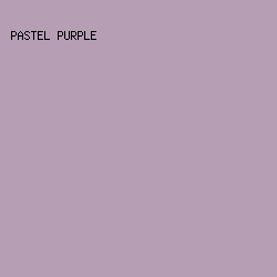 B69FB4 - Pastel Purple color image preview