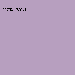 B79FBF - Pastel Purple color image preview