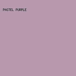 B89AAE - Pastel Purple color image preview