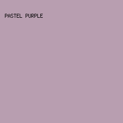 B89EB0 - Pastel Purple color image preview