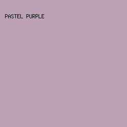 BBA1B1 - Pastel Purple color image preview