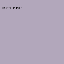 b2a7bb - Pastel Purple color image preview