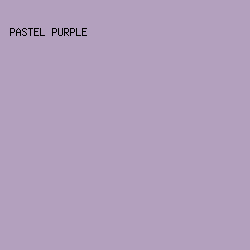 b3a0be - Pastel Purple color image preview