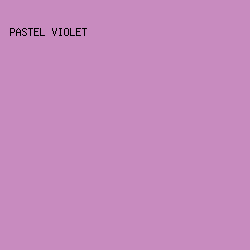 C88BBF - Pastel Violet color image preview