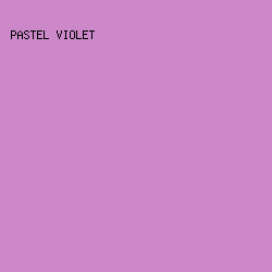 CC88C9 - Pastel Violet color image preview