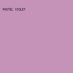 c592b8 - Pastel Violet color image preview