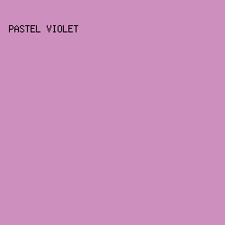 cd8fbe - Pastel Violet color image preview
