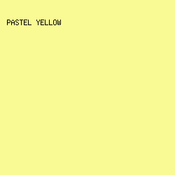 FAFA94 - Pastel Yellow color image preview