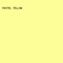 FDFE97 - Pastel Yellow color image preview