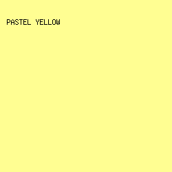FFFE92 - Pastel Yellow color image preview