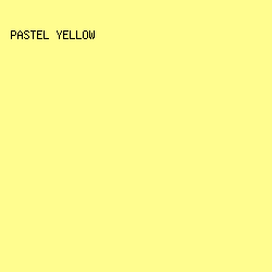 fffd8f - Pastel Yellow color image preview