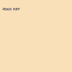 FAE0B9 - Peach Puff color image preview