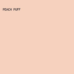 f5d1be - Peach Puff color image preview