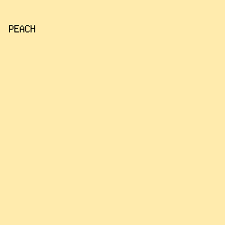 FFEBAD - Peach color image preview