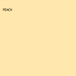 ffe7ad - Peach color image preview