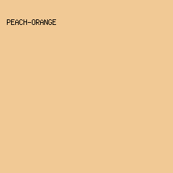 F1C995 - Peach-Orange color image preview