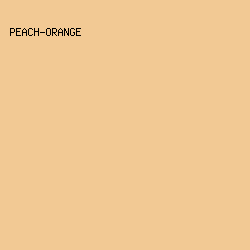 F2C994 - Peach-Orange color image preview