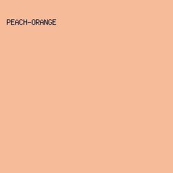 F6BB99 - Peach-Orange color image preview