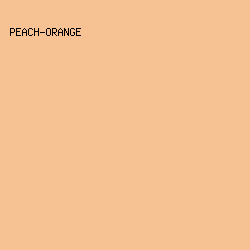 F6C293 - Peach-Orange color image preview